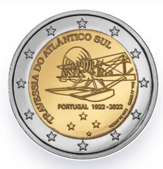 MONETA COMMEMORATIVAS PORTOGHESE DA 2€ 2022 S/C
