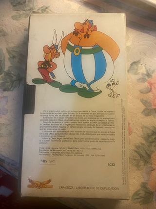 Película VHS Astérix y la sorpresa del César