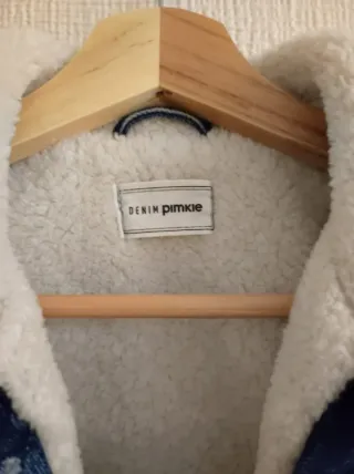 Chaqueta vaquera forrada azul