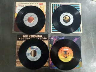 Lote 12 singles Queen, Ultravox y mas 80s