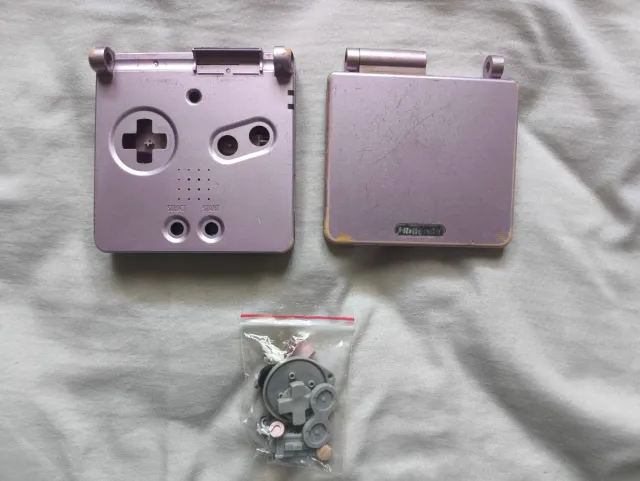 Carcaça Original Gameboy Advance SP (Rosa, 101)