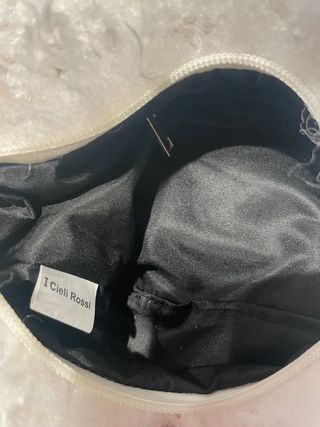 Borsa bianca in pelo