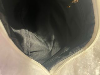 Borsa bianca in pelo