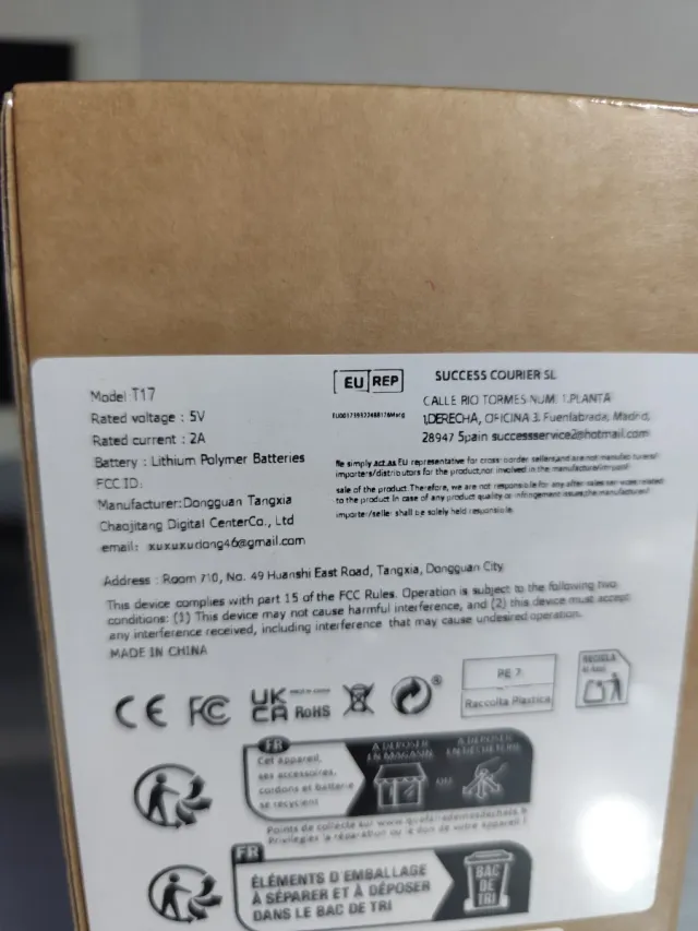 Batería Externa 10.000 mAh sin estrenar