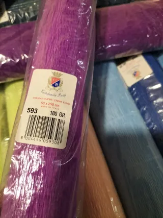 Rollos Papel Pinocho 180gr Colores Variados (32u)