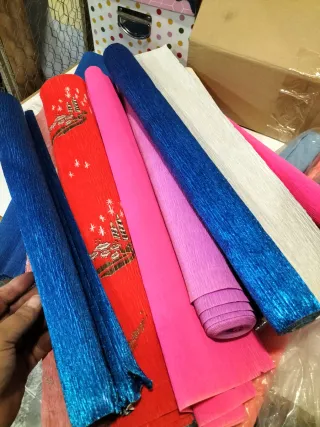 Rollos Papel Pinocho 180gr Colores Variados (32u)