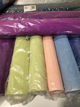 Rollos Papel Pinocho 180gr Colores Variados (32u)