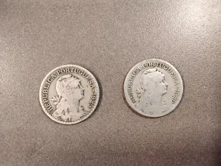 2 Monete 1 Escudo Portogallo 1929