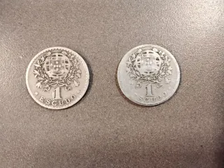 2 Monete 1 Escudo Portogallo 1929