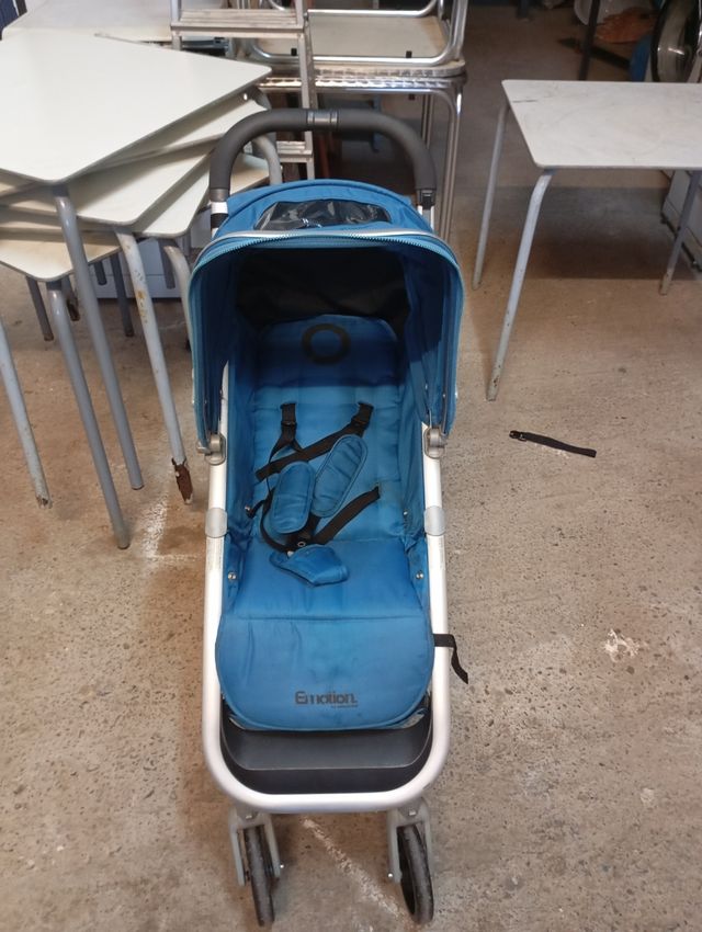 Carro de paseo azul Emotion
