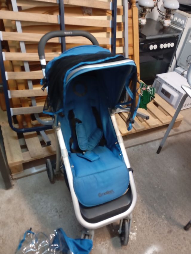 Carro de paseo azul Emotion