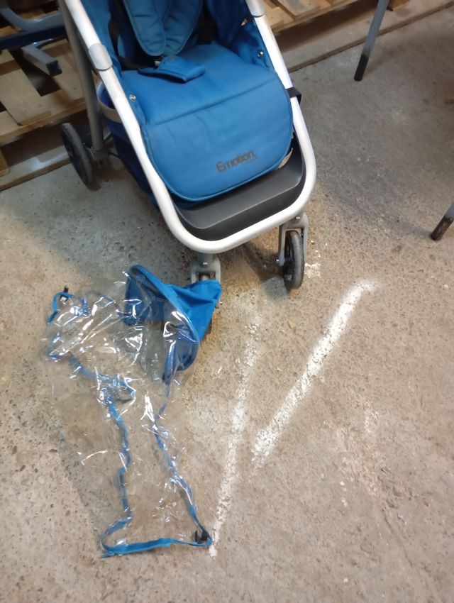 Carro de paseo azul Emotion