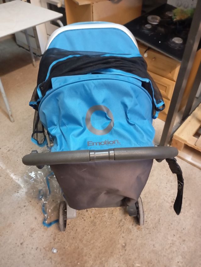 Carro de paseo azul Emotion