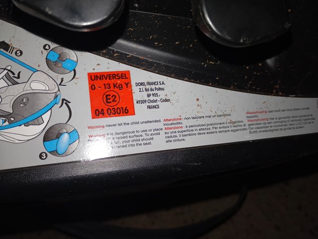 Silla de coche para bebé