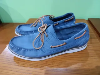 Mocasines Emidio Tucci Azul Talla 46
