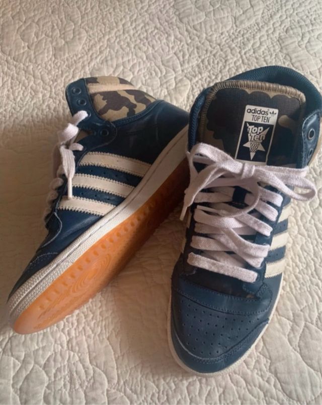 Adidas Top Ten Botas Talla 40 Camuflaje