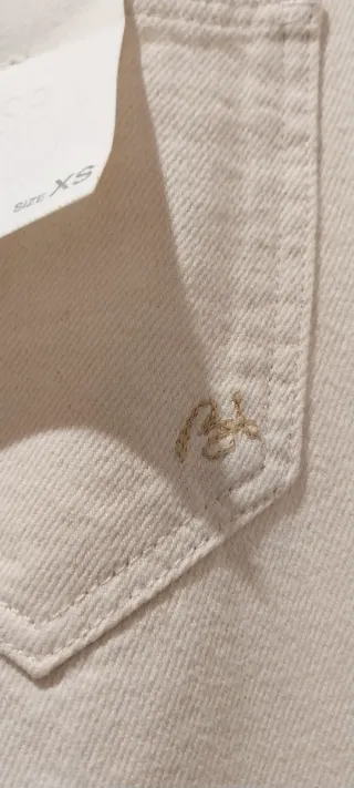 Calças pantalona BSB bege