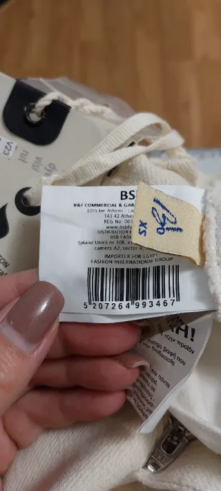 Calças pantalona BSB bege