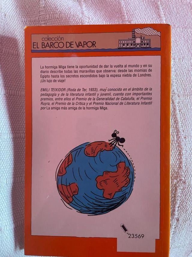 Libro “La vuelta al mundo de la hormiga Miga”