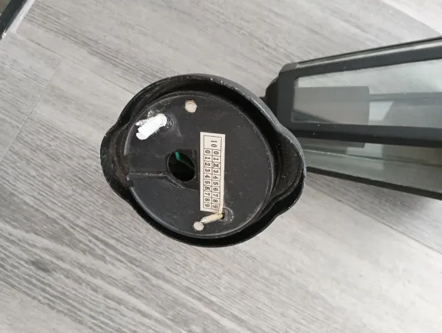 Farolillo negro exterior