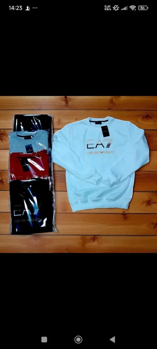 Sudaderas EA en blanco varias talla en negro Xl