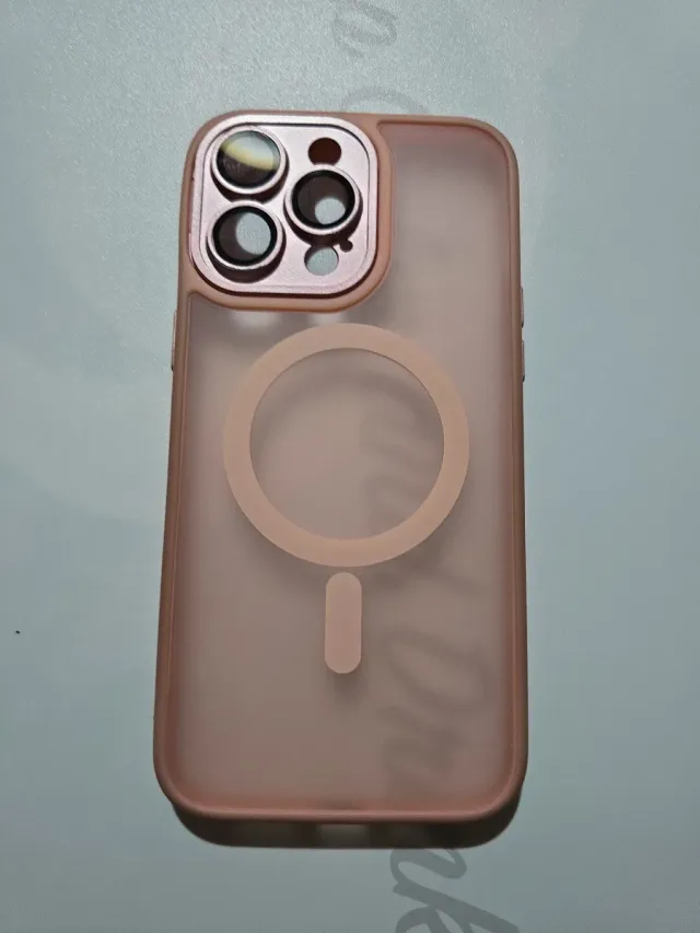 Cover iPhone 14 Pro Max Gucci Rosa