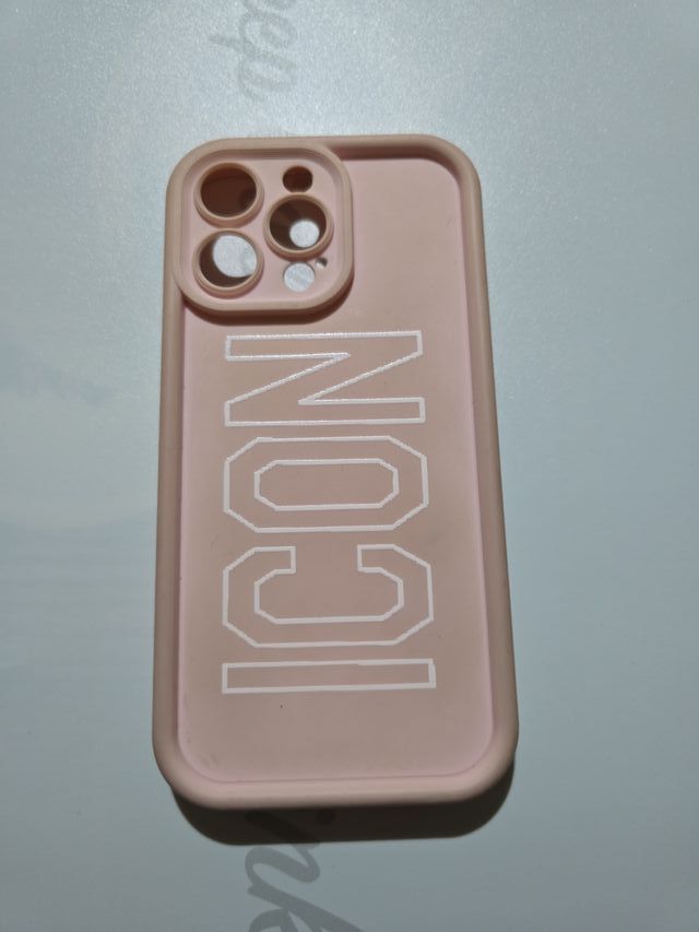 Cover iPhone 14 Pro Max Gucci Rosa