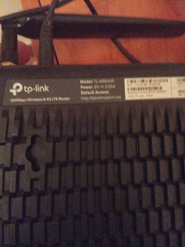 TP-Link TL-MR6400 Router Inalámbrico funciona SIM