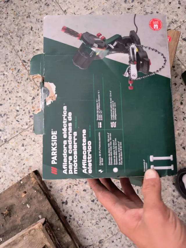 PARKSIDE Afiladora Eléctrica Motosierra