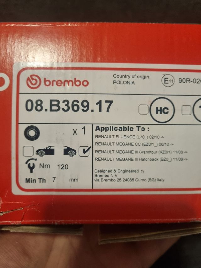 Disco de freno Brembo (1 unidad)