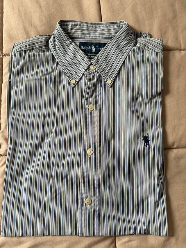 Camisa Polo Ralph Lauren Rayas Hombre