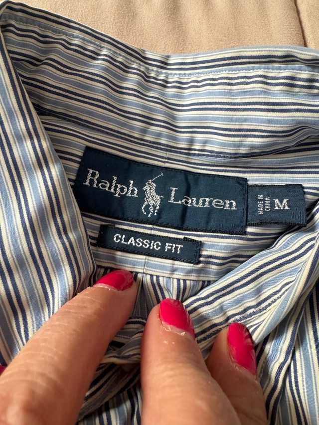 Camisa Polo Ralph Lauren Rayas Hombre