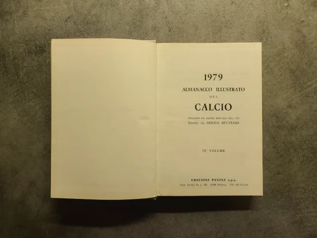 ALMANACCO ILLUSTRATO DEL CALCIO 1979