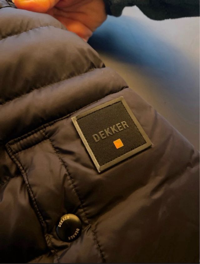 Piumino Uomo Dekker Taglia XXXL Nero