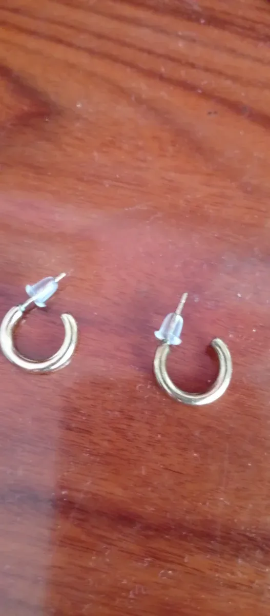 Pendientes Aro Bisutería dorados