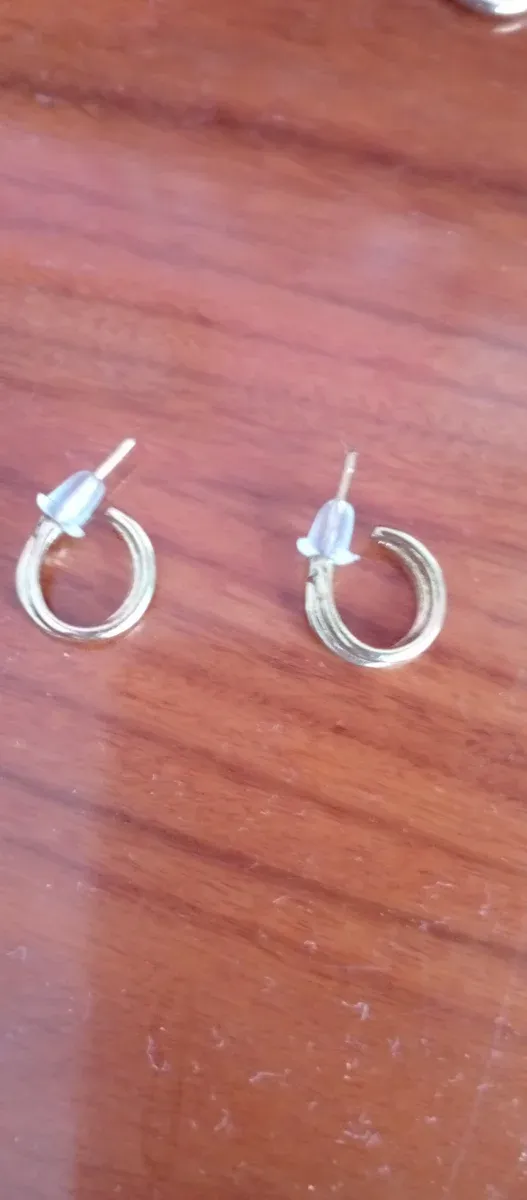 Pendientes Aro Bisutería dorados