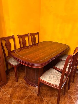 ÚLTIMOS DÍAS!!! Pack mesa y 6 sillas