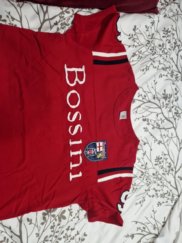 Camiseta Bossini Roja Hombre