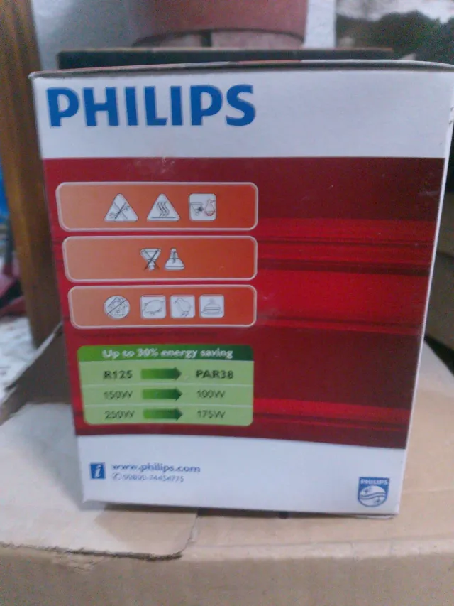 Bombilla Philips 240V PAR38 175W