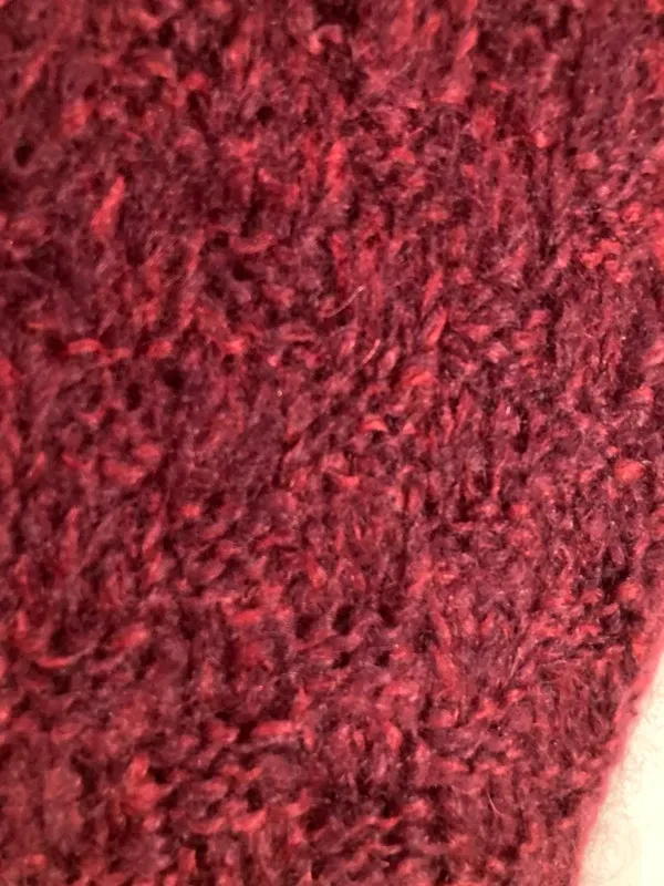 Chaleco de punto hecho a mano