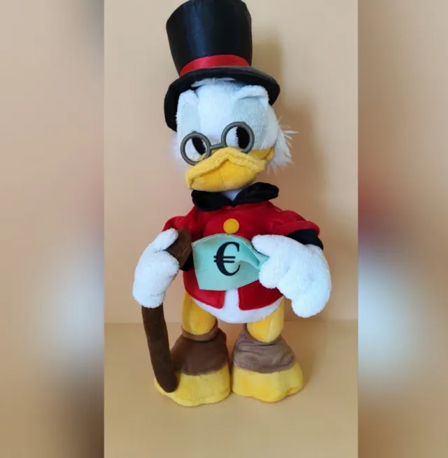 Peluche originale Zio Paperone (Scrooge McDuck)