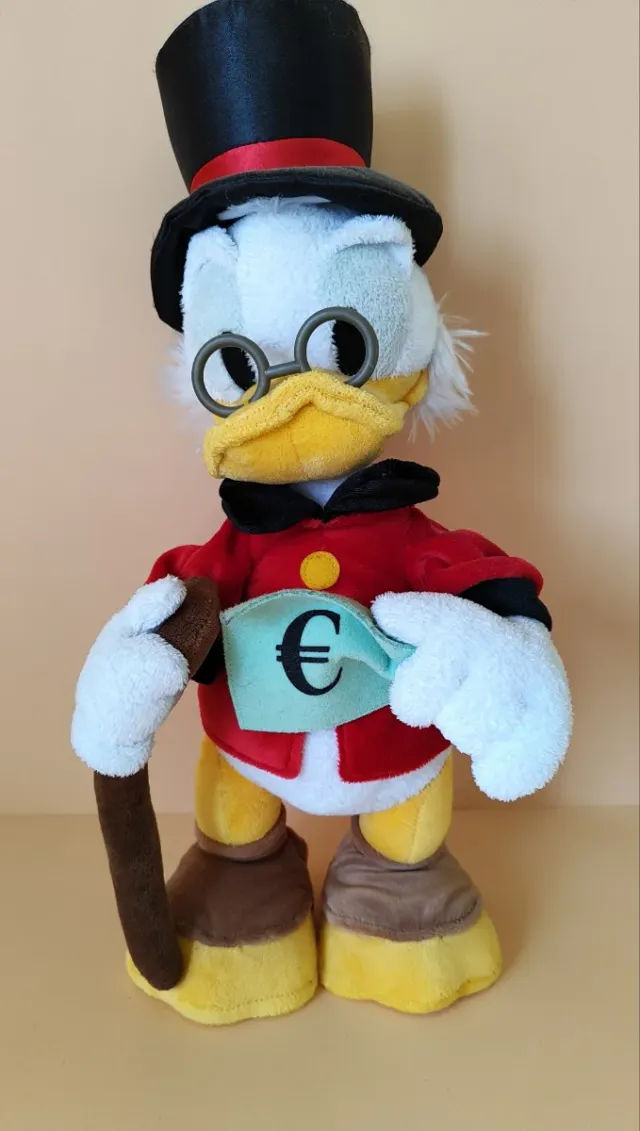 Peluche originale Zio Paperone (Scrooge McDuck)