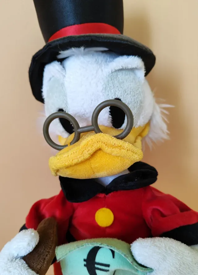 Peluche originale Zio Paperone (Scrooge McDuck)