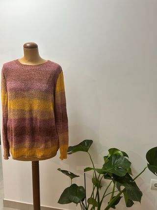 Jersey Numph rayas rosa y amarillo