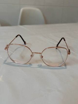 Montura Gafas Carolina Herrera Oro y Marrón