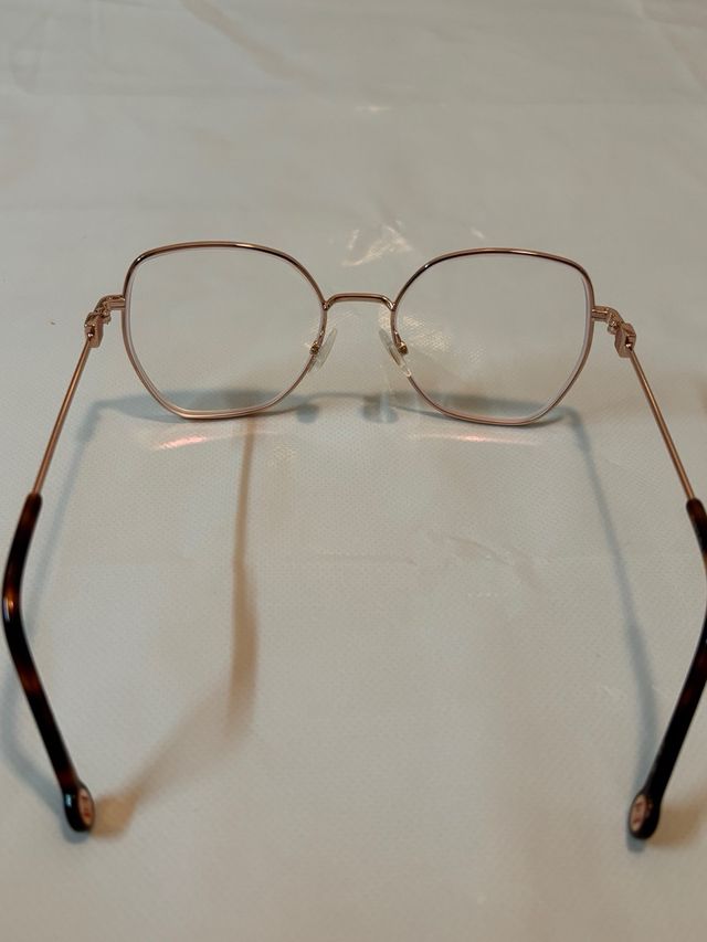 Montura Gafas Carolina Herrera Oro y Marrón