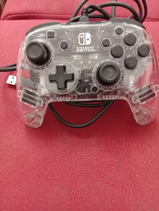 Mando Pro Switch Transparente