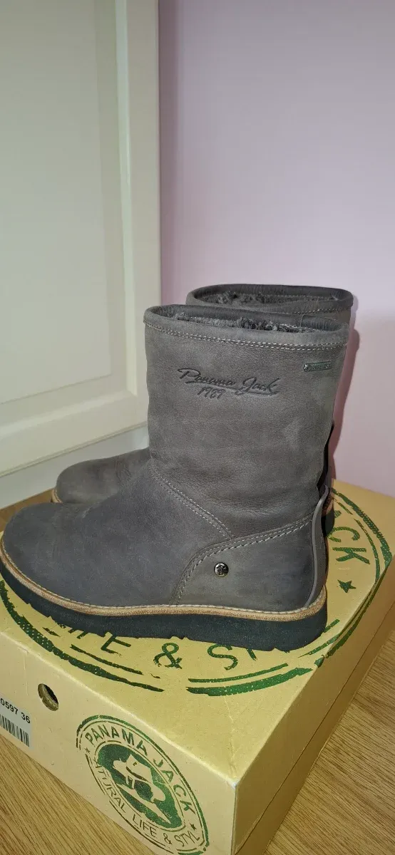 Botas Panama Jack grises talla 36