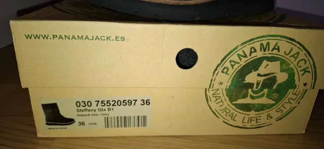 Botas Panama Jack grises talla 36