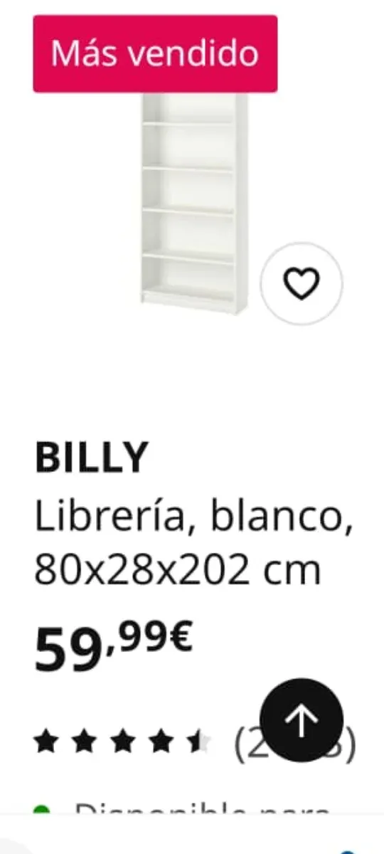 Conjunto 2 Estanterías Blancas